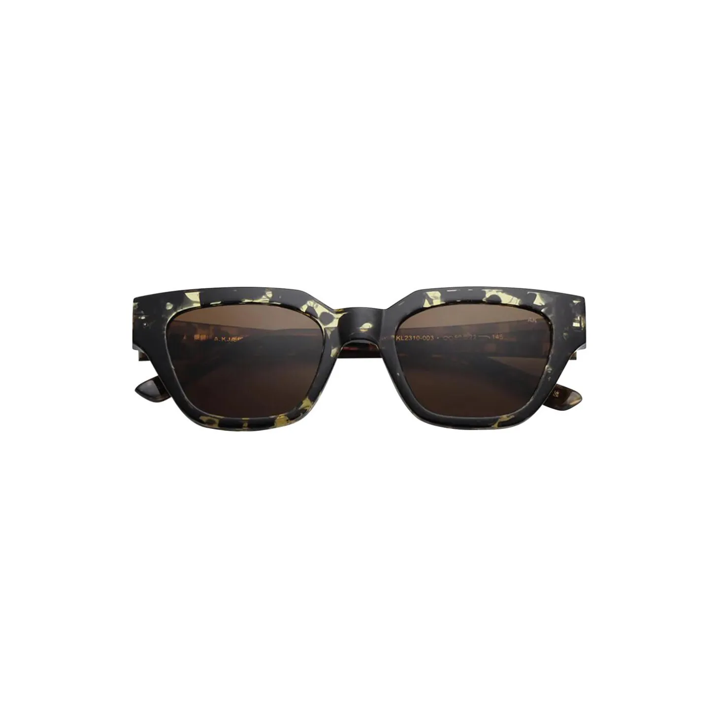 Kaws Solbriller, black/yellow tortoise