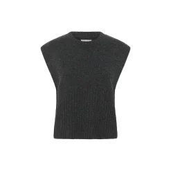 KBBerenice Waistcoat, dark gray melange