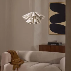 Keani 3D-printet pendel, beige