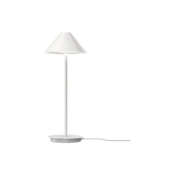 Keglen bordlampe, hvid