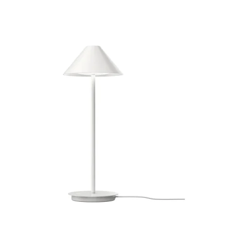 Keglen bordlampe, hvid