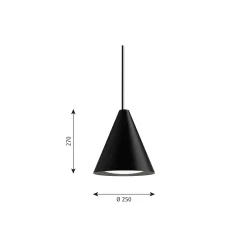 Keglen pendel, black