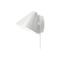 Keglen væglampe, hvid