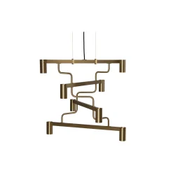 Kennedy Chandelier, brass