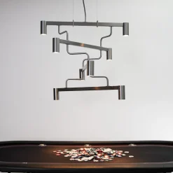 Kennedy Chandelier, steel