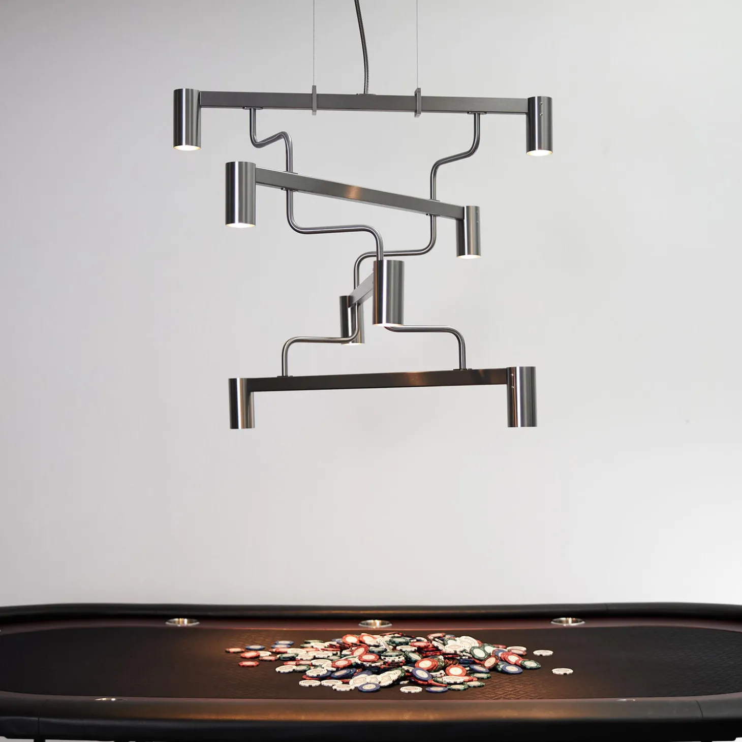Kennedy Chandelier, steel
