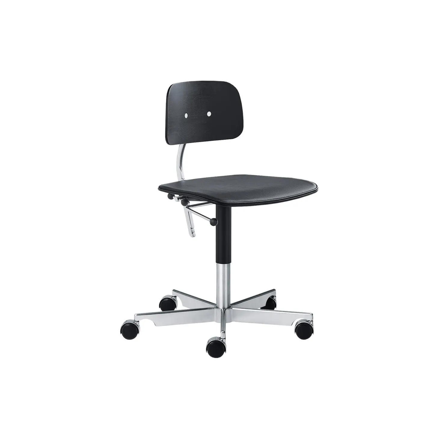 KEVI® 2533 kontorstol, sort ask/sort