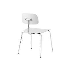 KEVI® 2060 stabelstol, hvid/krom