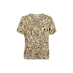 KinleyIW Printed Top, strokey small