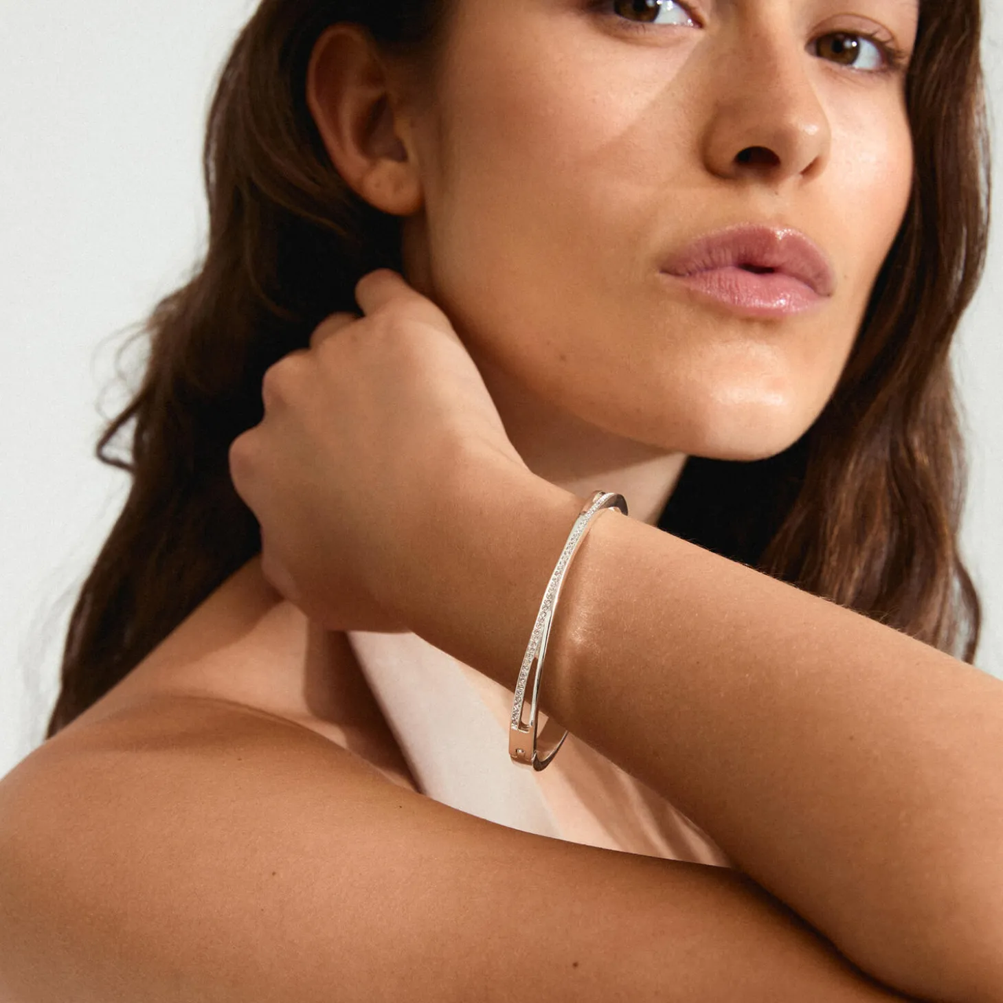 KIRA Armbånd, silver plated