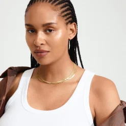 KIRA Halskæde, gold plated