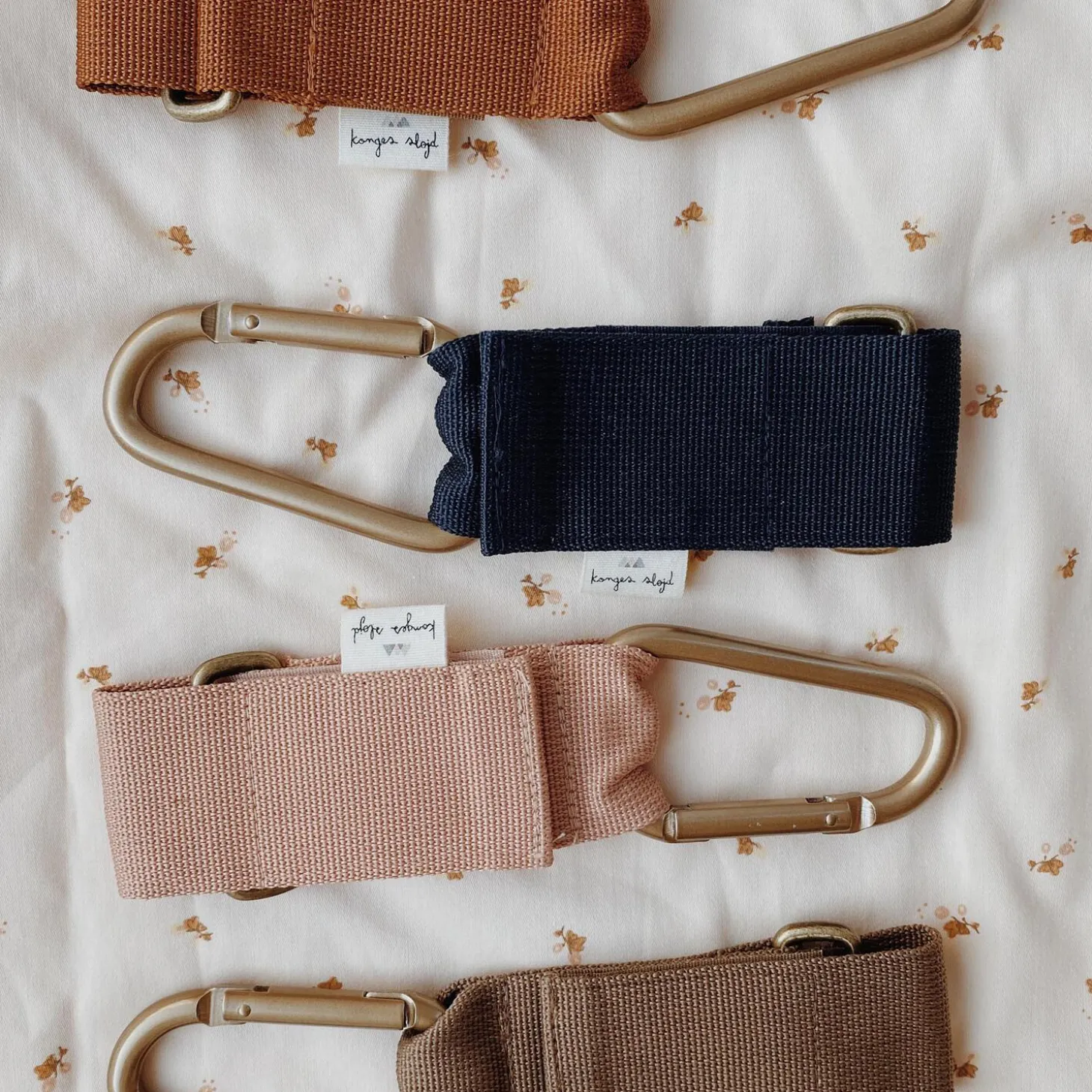 Klapvognsstropper, walnut