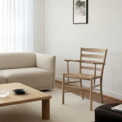 Klint Armchair, sæbebehandlet eg