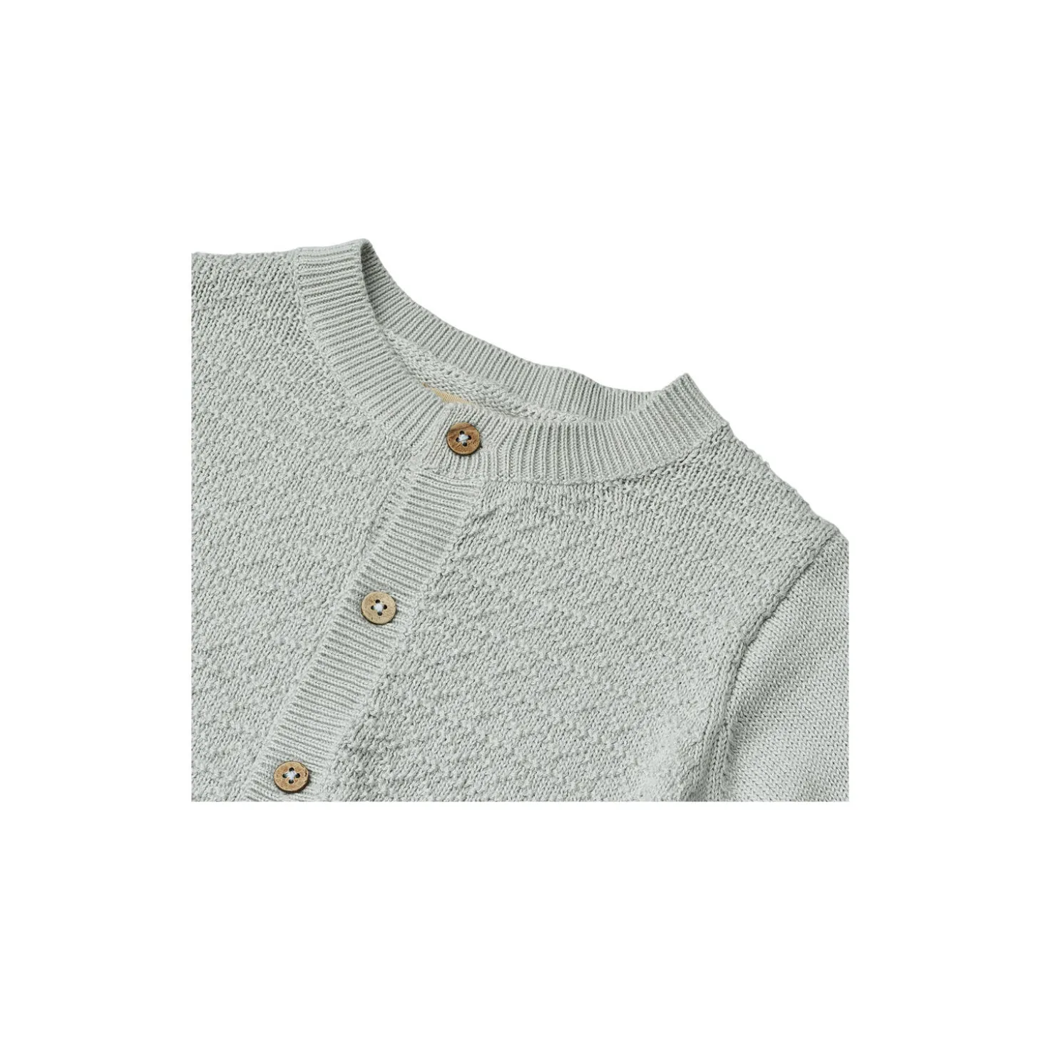Knit Cardigan Bjørn, 1560 soft blue
