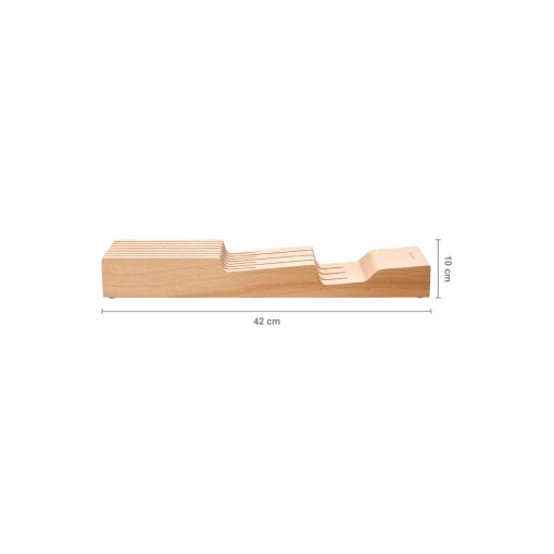 Knivblok skuffe, birch