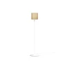 Komorebi Square Floor Lamp, oak/white