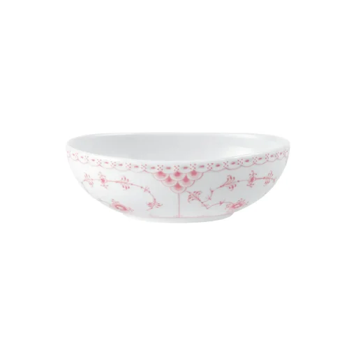 Koral Musselmalet Halvblonde oval skål