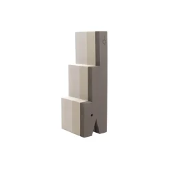 Krokodille L, sand grey