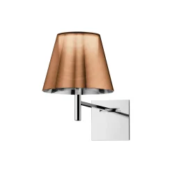 Ktribe W væglampe, bronze