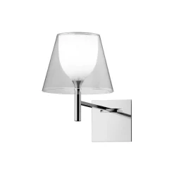 Ktribe W væglampe, transparent