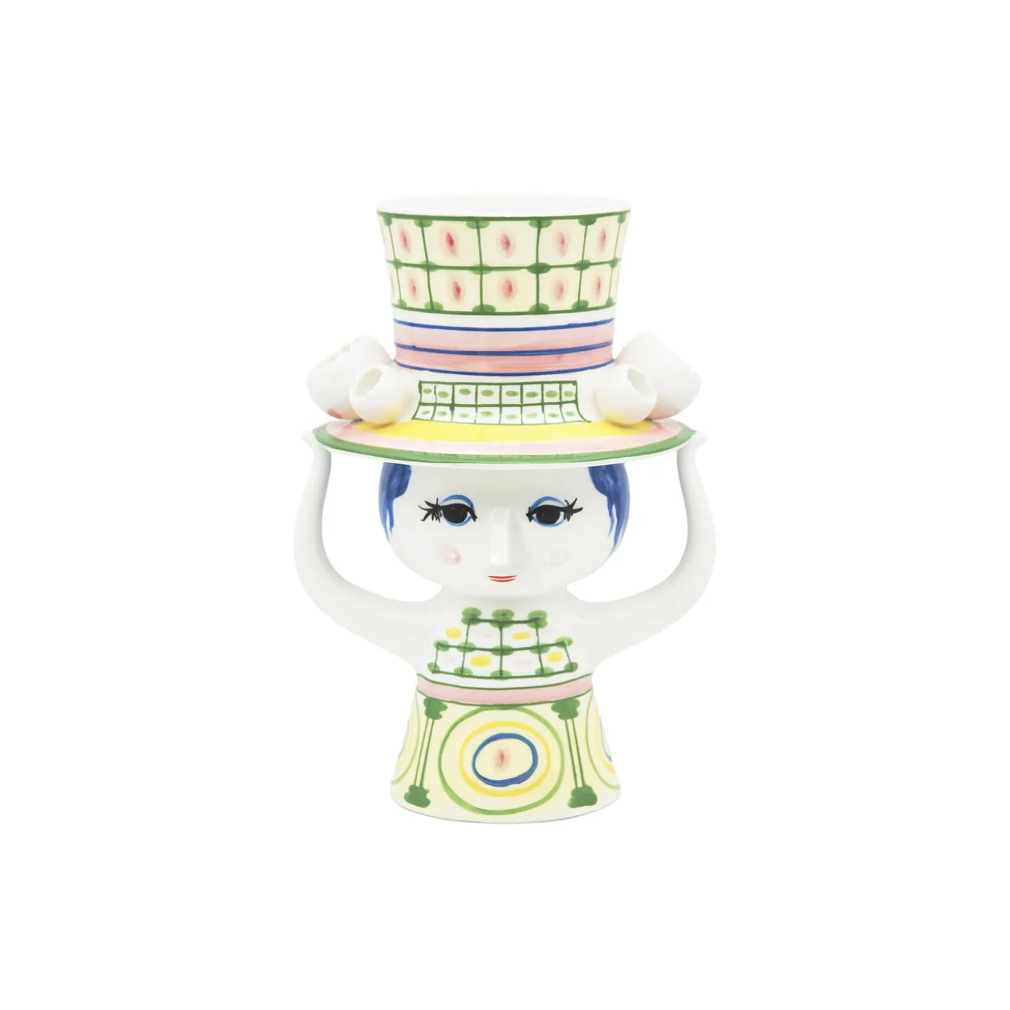 Lady with Hat vase, grøn