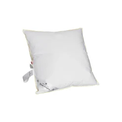 3-lags hovedpude med satin panel, 60x63 cm