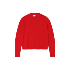 Lambswool Crewneck, signal red