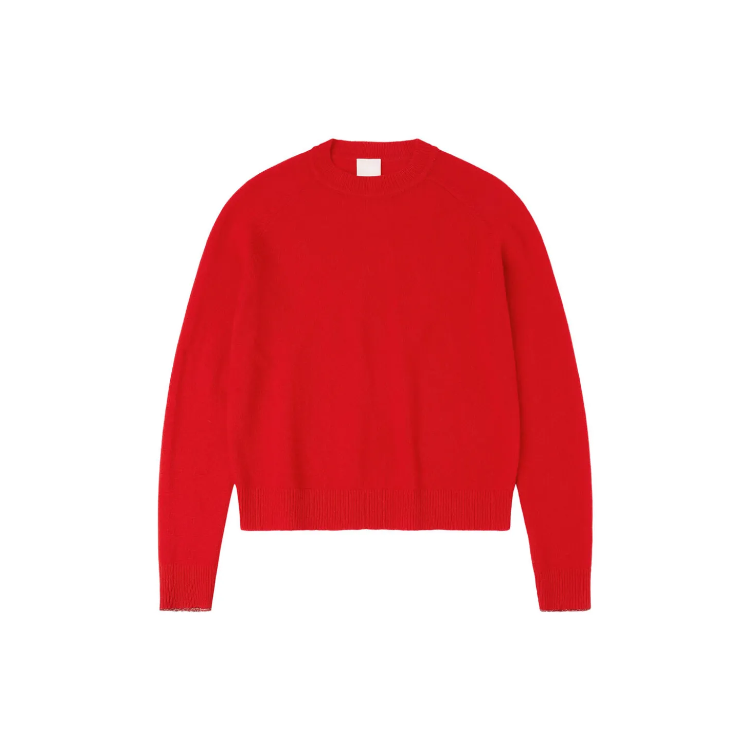 Lambswool Crewneck, signal red