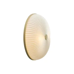 Lamella 235 væg/loftlampe, golden