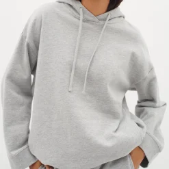 Lane IW Base Hoodie, light grey melange