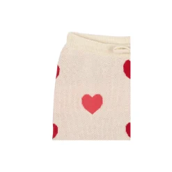 Lapis Knit Pants, coeur coloré duo pink