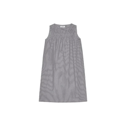 Laura Bell Dress, black/white stripe