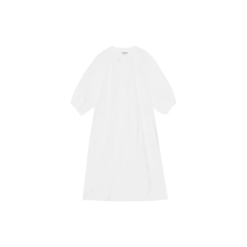 Laura Tulip Dress, pure white