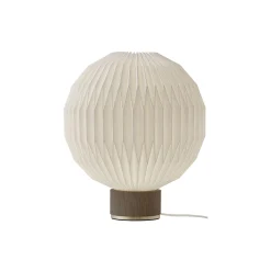 Le Klint 375 bordlampe med papirskærm, røget eg