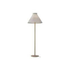 Le Klint 328 gulvlampe med papirskærm, sæbebehandlet eg