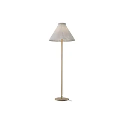 Le Klint 328 gulvlampe med standardskærm, sæbebehandlet eg