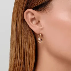 Lea Øreringe, dusty rose