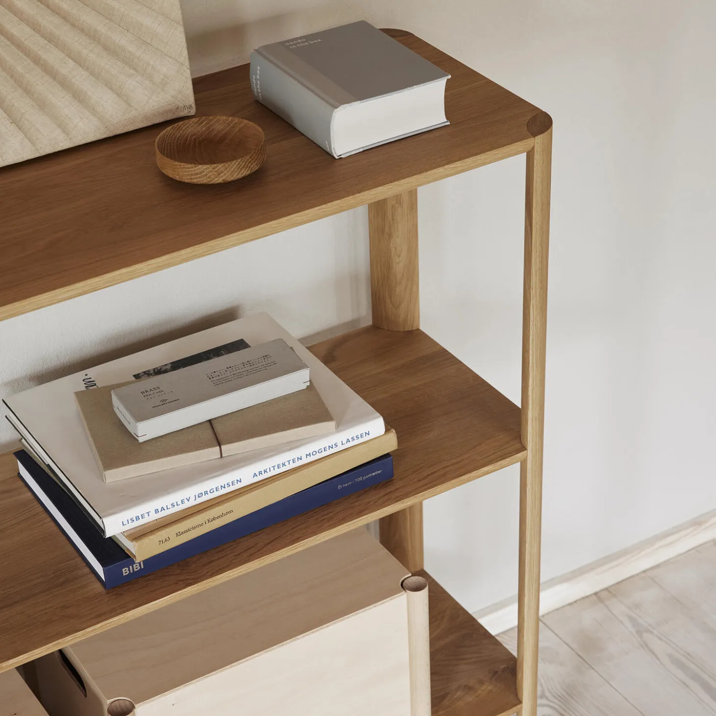 Leaf Shelf, oiled oak