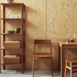 Leaf Shelf, oiled oak