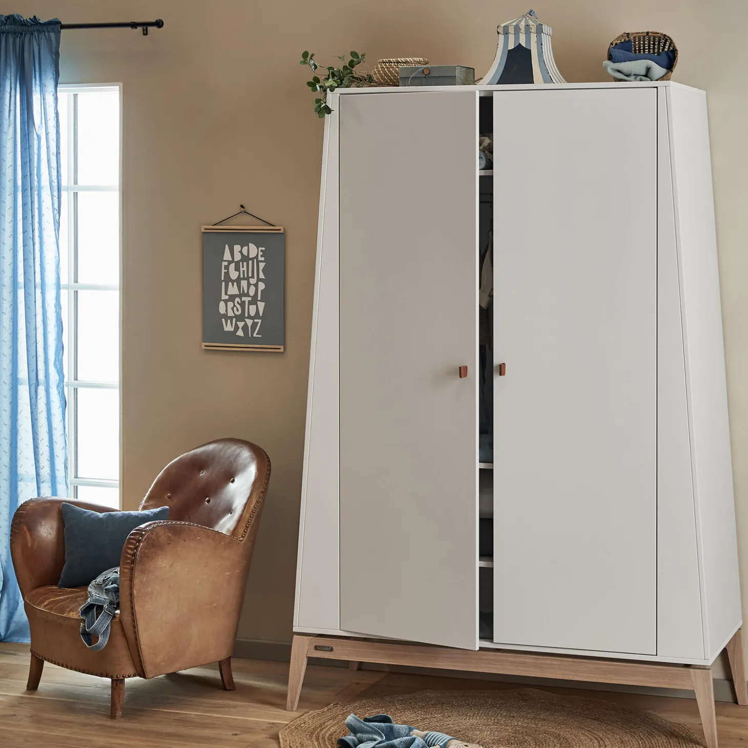 Leander Luna™ garderobeskab, white