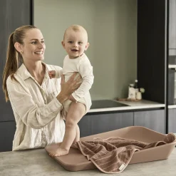 Leander Woodland Topper til puslepude, clay