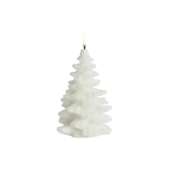 LED Christmas Tree Candle 15 cm, nordic white