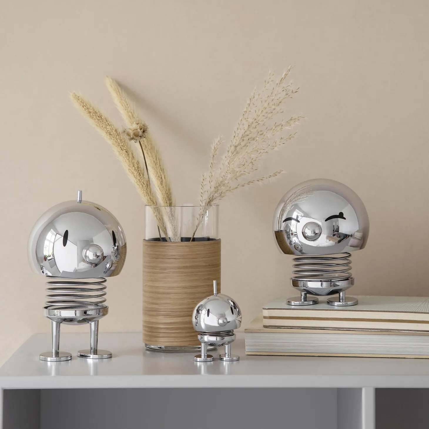 LED lampe L, chrome
