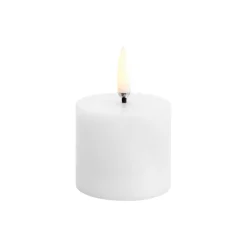 LED Mini Pillar Candle 4.5 cm, nordic white