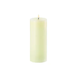 LED Pillar Candle 25 cm, ivory