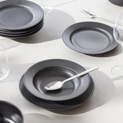 Legio Nova dyb tallerken 25 cm, black