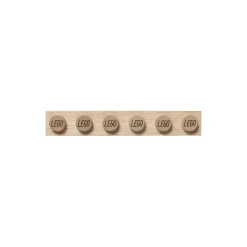 LEGO® 1x6 boghylde, sæbebehandlet eg