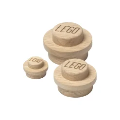LEGO® 1x1 knagesæt, sæbebehandlet eg