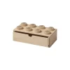 LEGO® 2x4 opbevaringskasse, sæbebehandlet eg