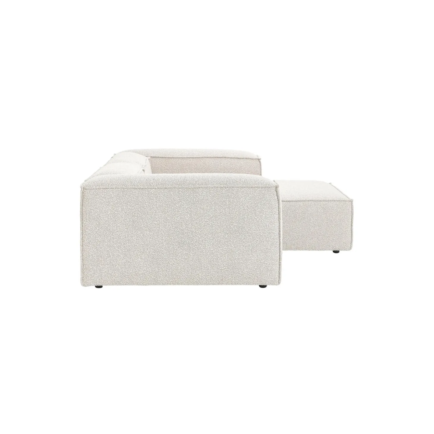 Lennon modulær hjørnesofa, bouclé off white